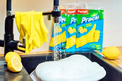 PACLAN RUBBER GLOVES S Citrónová vôňa