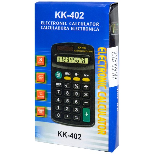 JEDNODUCHÁ KANCELÁRSKA KALKULAČKA, 8 ČÍSEL