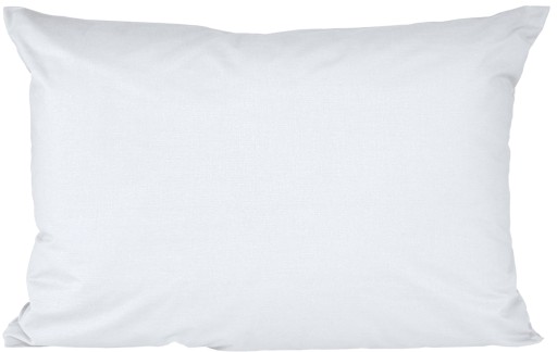 PLATNÁ FARBA MATNÁ BIELA OBLIECKA NA VANKÚŠ 40X60 HLADKÁ BIELA