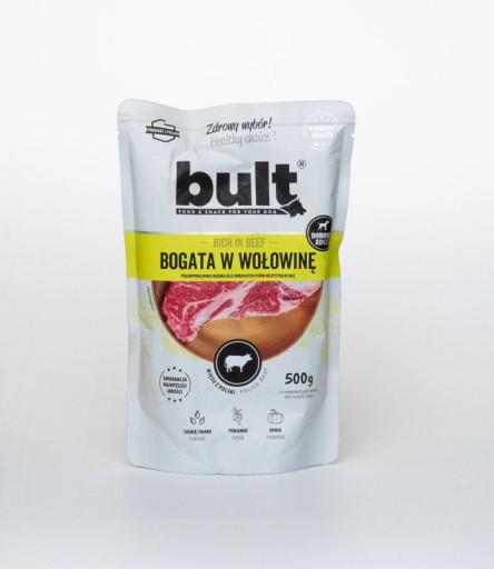 BULT Mokré krmivo pre psov Hovädzie mäso 500g