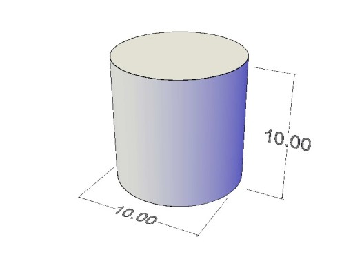 Cylindrický neodymový magnet MW 10x10 N38