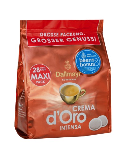 DALLMAYR CREMA D'ORO INTENSA Podložky SENSEO 28 ks