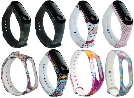 Náhradný remienok Xiaomi Mi Band 4 rôznych VZOROV