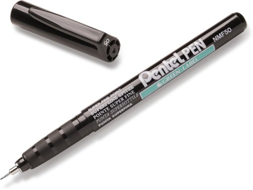 Ultra tenký permanentný popisovač PENTEL NMF50 čierny