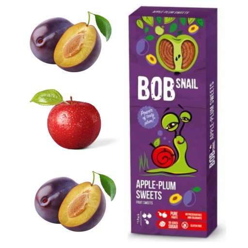 BOB SLIMÁK 30g slimák Jablková slivka 30g. želé ovocné občerstvenie pre deti