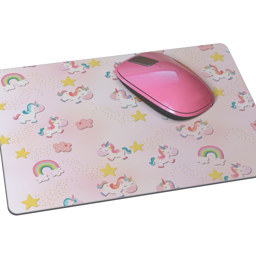 UNICORN podložka pod myš ružová