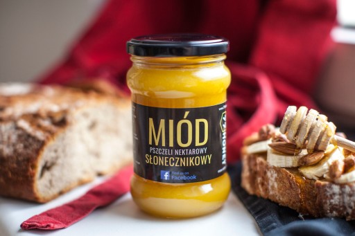 Slnečnicový med 400g - PRÍRODNÝ a PRAVÝ SLNEČNICOVÝ MED