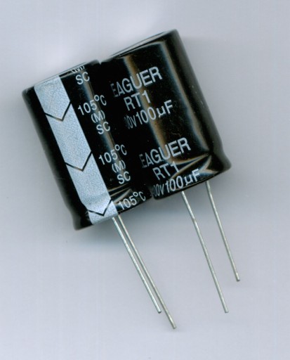 100uF 400V 100 µF 400 V LEAGUER (2 KS) ELEKTROLYTICKÝ KONDENZÁTOR