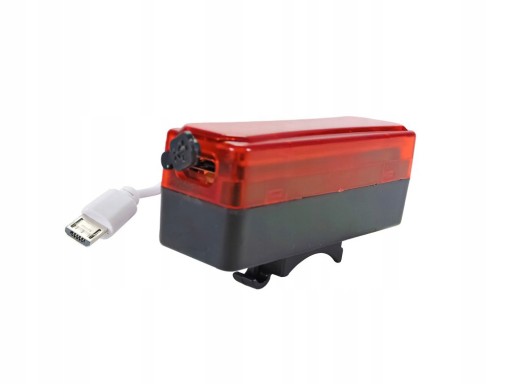 Cyklistické zadné svetlo bicyklové LED USB osvetlenie