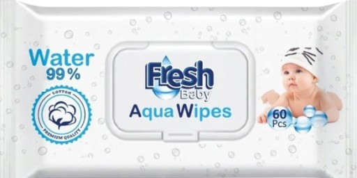AQUAWIPES Aqua Wipes 99% 60 ks.