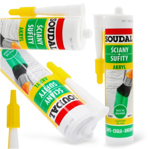 Akrylátový tmel ACRYLIC biely 280 ml Stavebný univerzálny tmel