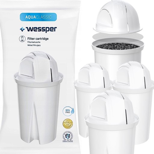 3x WESSPER AQUACLASSIC FILTER pre AQUA CLASSIC WATER pre BRITA DAFI CARAFE