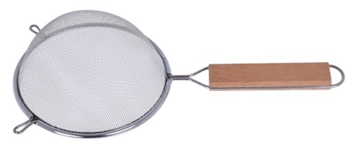 Kuchynské sitko, cedník, nerezové sitko, 16 cm