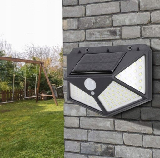 SOLÁRNA LAMPA S POHYBOVÝM SENZOROM HALOGÉN 100LED