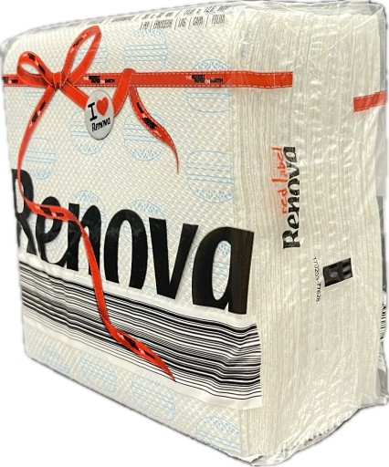 Papierové obrúsky Renova Red Label Deco 70 ks