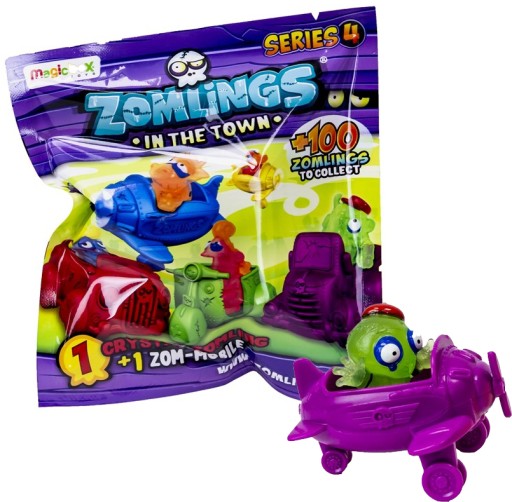 ZOMLINGS 4 V MESTE - KRIŠTÁĽOVÁ POSTAVA + VOZIDLO