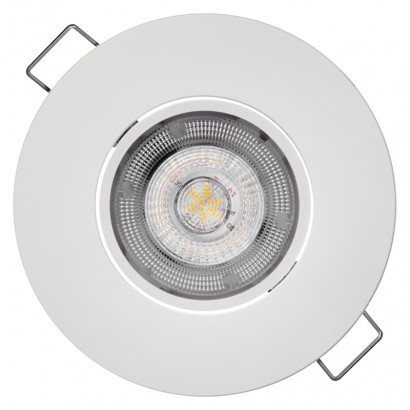 Biele 5W LED stropné svietidlo, teplé, záruka 3 roky. EMOS
