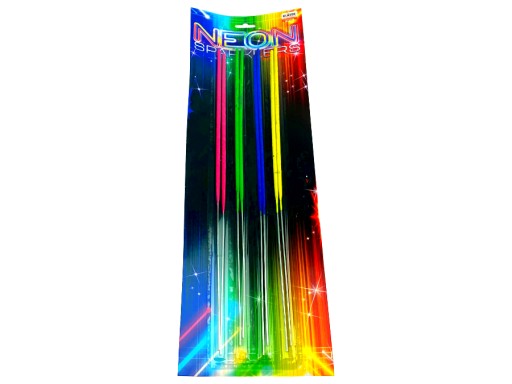Farebné neónové prskavky NEON SPARKLES VP40N 8 kusov 40cm Klasek