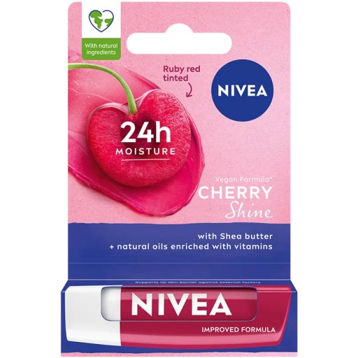 Rúž NIVEA CARE Cherry Shine