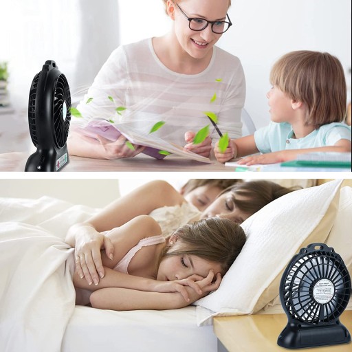 MINI VENTILÁTOR STOLNÝ VENTILÁTOR USB BATÉRIA 74