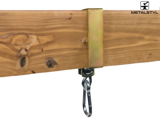 Upevňovacia svorka na hojdačku hojdací hák štvorcový 90x90 mm pozinkovaný