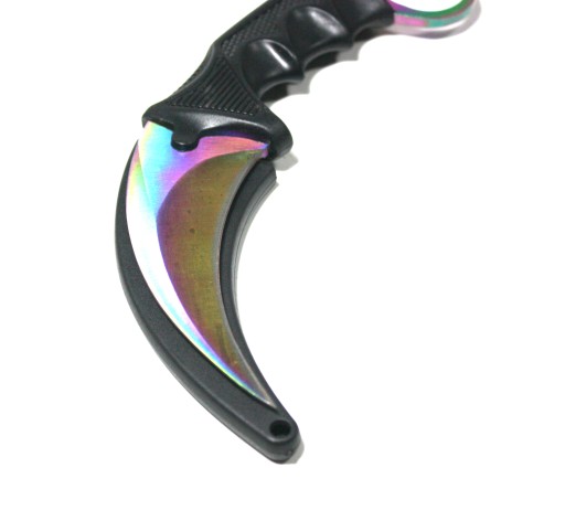 KARAMBIT Nôž CARAMBIT CS:GO CLAW MIX FAREBNÝ KRYT 19,5CM