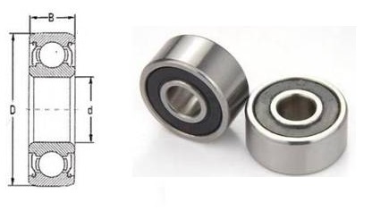 688 2RS - 8x16x5 mm vysokorýchlostné ložisko