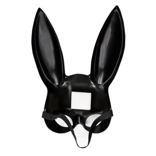 PLAYBOY MASK zajačik čierne zajačie uši