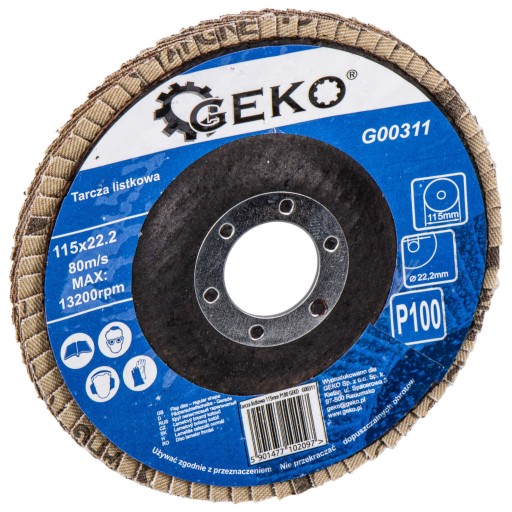 Kotúč klapky 115mm P100 Geko
