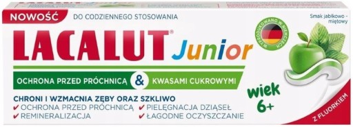 LACALUT JUNIOR Zubná pasta pre deti od 6 rokov 55 ml