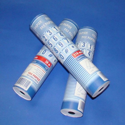 Termo rolky pre tlačiarne a faxy 210x30, termopapier rolka 210mm