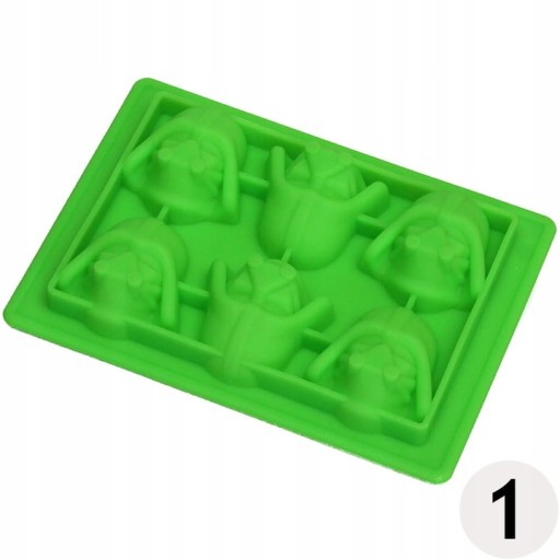 Silikónová forma STAR WARS VADER HEAD WADER MOLD VADER hlavy 6ks