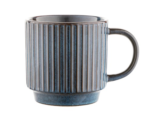 Keramický hrnček 350ml Retro Janes tmavomodrý