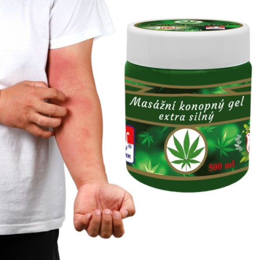 Protizápalová konopná masť na popáleniny od psoriázy