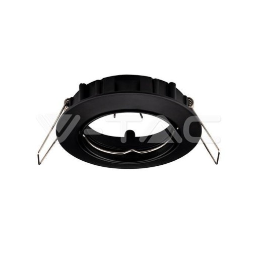 V-TAC GU10 očko okrúhle pohyblivé čierne VT-779-BL