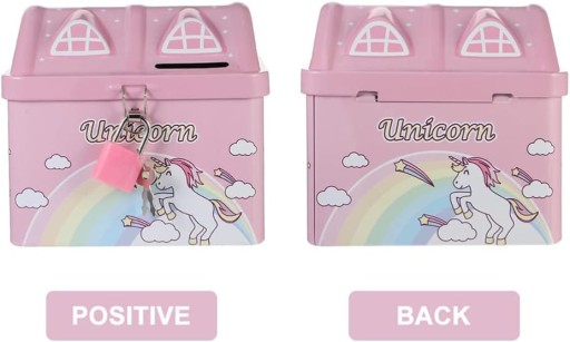 KRABIČKA NA UNICORN RUŽOVÉ PRASIATKO S VISIACÍM ZÁMKOM PRE DETI