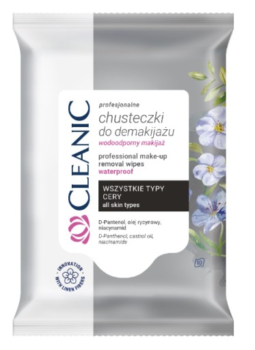 CLEANIC Cleanic profesionálne odličovacie obrúsky 10 ks.