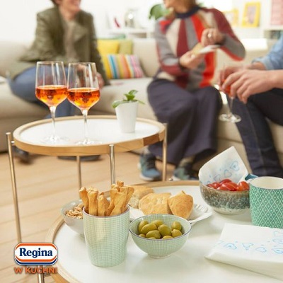 Kuchynská papierová utierka REGINA, certifikovaná celulóza, 2 rolky