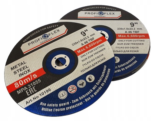 PROFI KOVOVÝ DISK 230MMx1,8MM 22,23MM 6000 RPM ODOLNÝ SPOĽAHLIVÝ