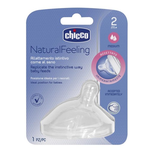 CHICCO NATURAL BOTTLE cumlík 2m+ 1 ks
