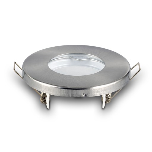 Halogénové stropné svietidlo IP44 INOX pre LED