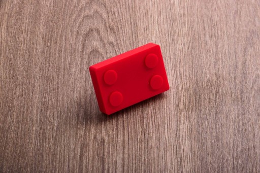 Gombík na detský nábytok GUMA RED BRICK GTV