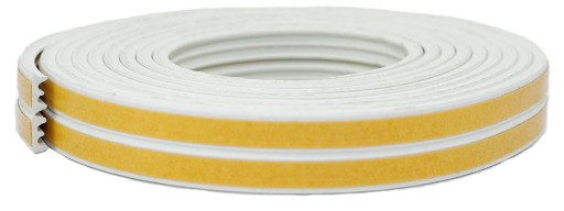 Samolepiace tesnenie na dvere a okná 9x4mm E - 10m