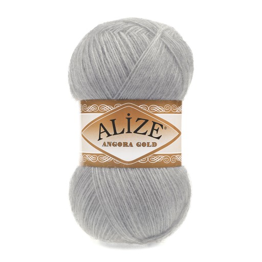 Priadza Angora Gold - 21 Grey Alize