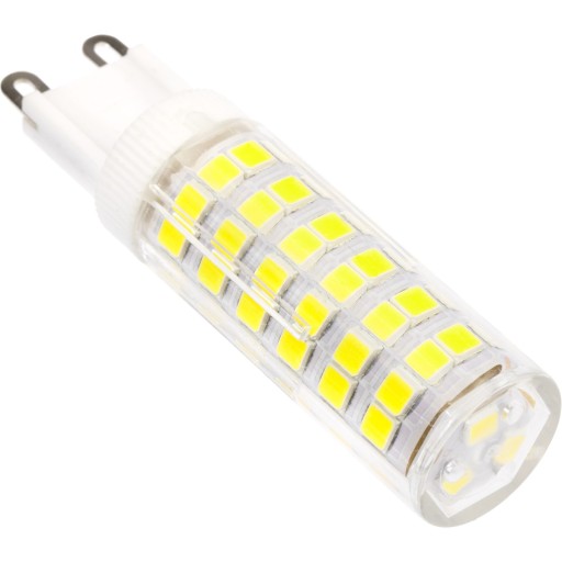 LED CAPSULE žiarovka MINI G9 7W = 60W 6500K STUDENÁ FARBA SMD 230V LUMILED