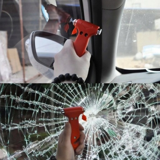 BEZPEČNOSTNÉ KLADIVO ŽIVOTA PRE OKNÁ AUTA PÁSOVÝ Nôž