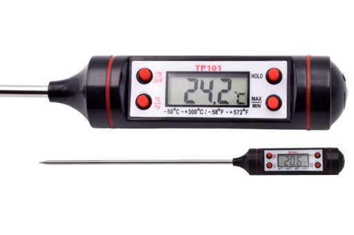 LCD KUCHYNSKÝ TEPLOMER SONDA NA MÄSO VÍNO