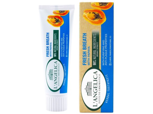 L'Angelica Fresh zubná pasta pre svieži dych s papája 75 ml
