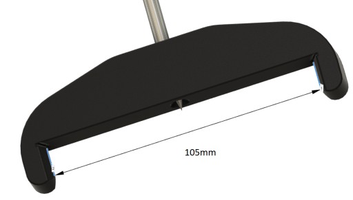 Miera na označenie stredu ceruzkou Pica 105 mm