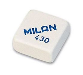 MILAN SYNTETICKÁ GUMA Štvorcová 430 NA ceruzku